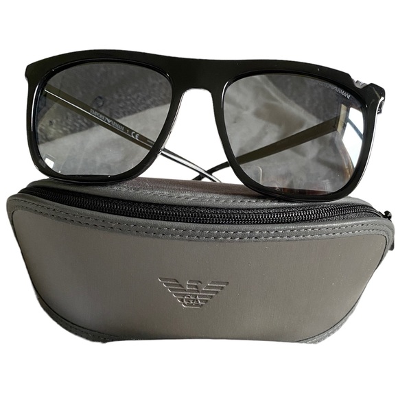 Emporio Armani Men's EA/4095 Square Sunglasses - Picture 3 of 7